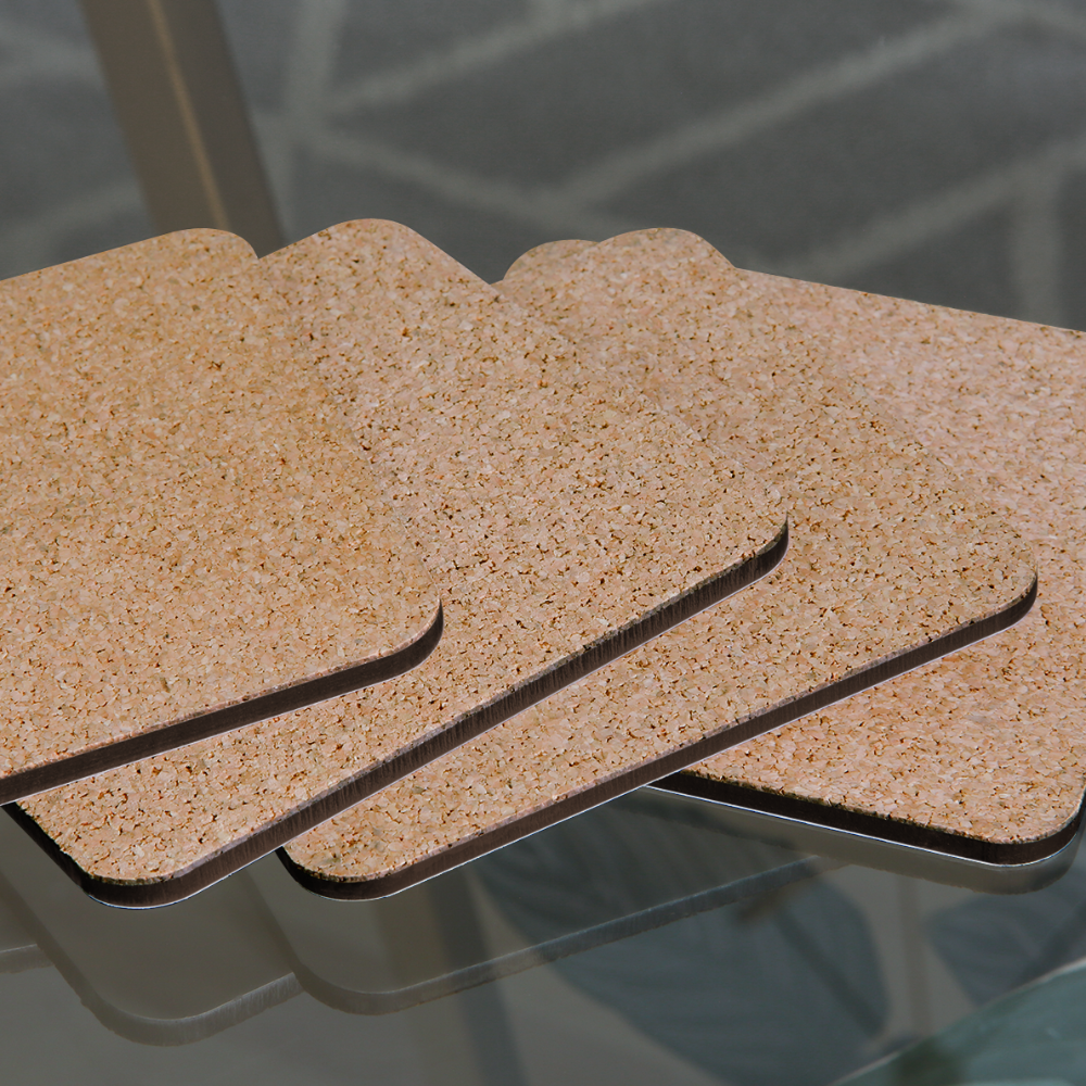 Chemnitz 2025 türkis - Untersetzer (4er-Set) - Weiß