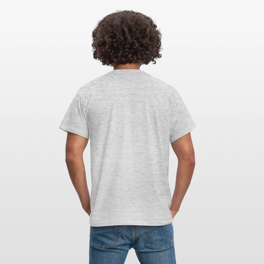 C the Unseen - T-Shirt blauer Druck - Grau meliert