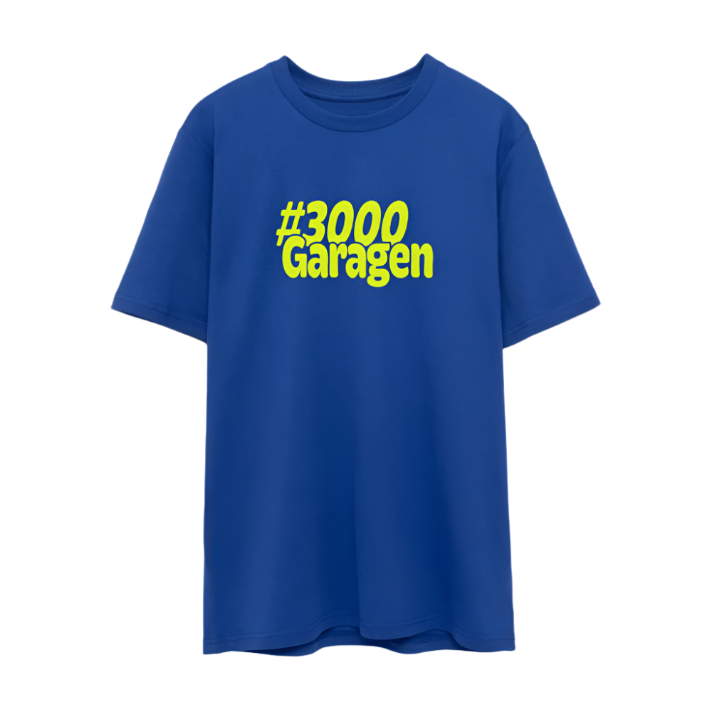#3000Garagen - Unisex T-Shirt - Dunkelblau