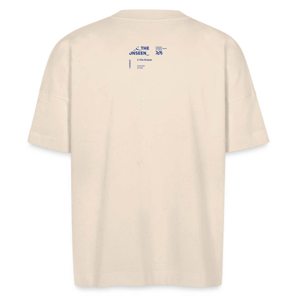 C The Dream - Organic Oversized Unisex T-Shirt - Naturweiß