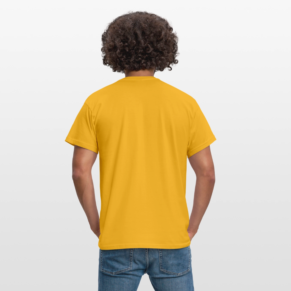 C the Unseen - T-Shirt blauer Druck - Gelb