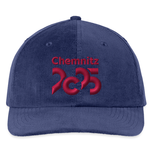 Chemnitz 2025 - Cord Cap roter Stick - mittel Navy
