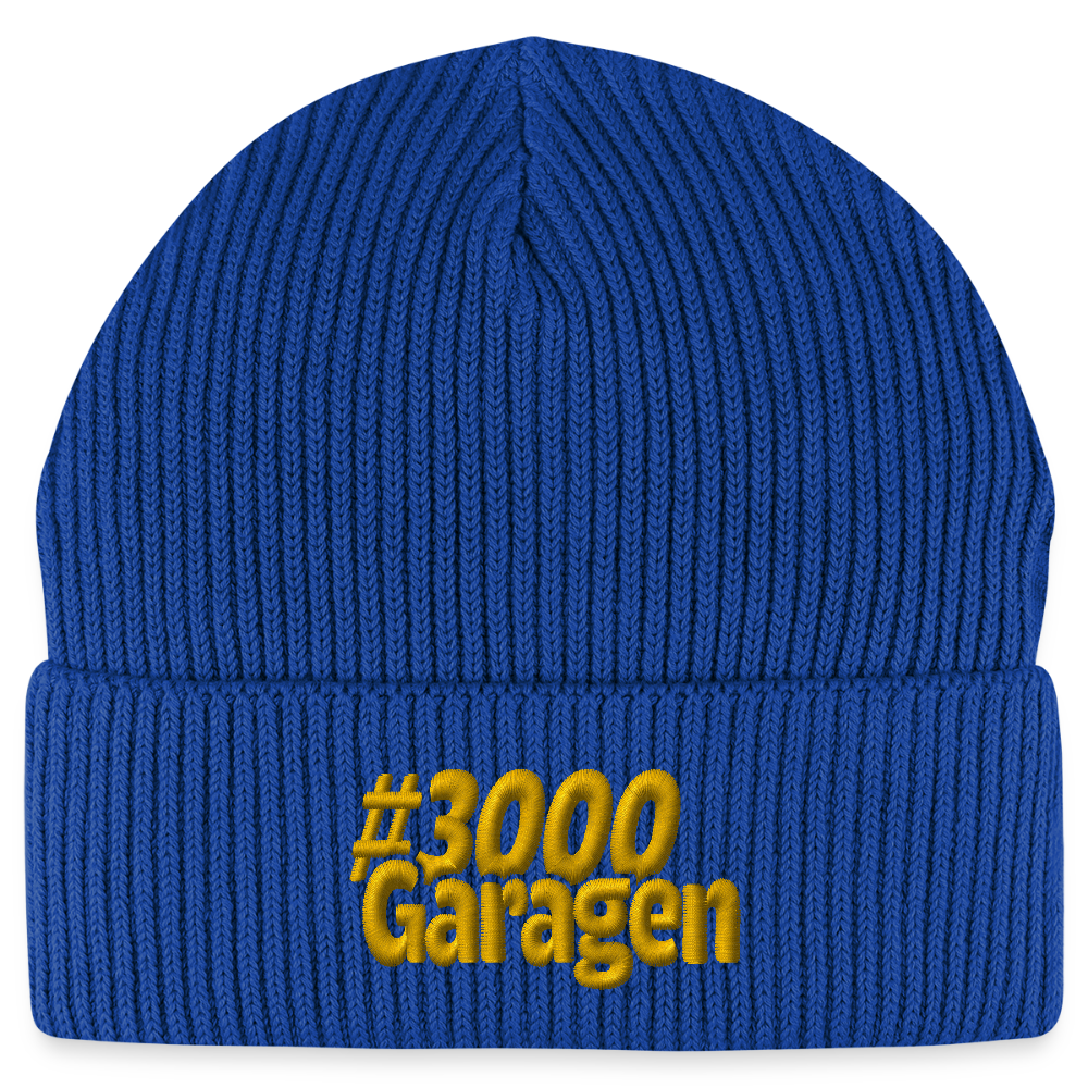#3000 Garagen - Organic Wintermütze - Dunkelblau