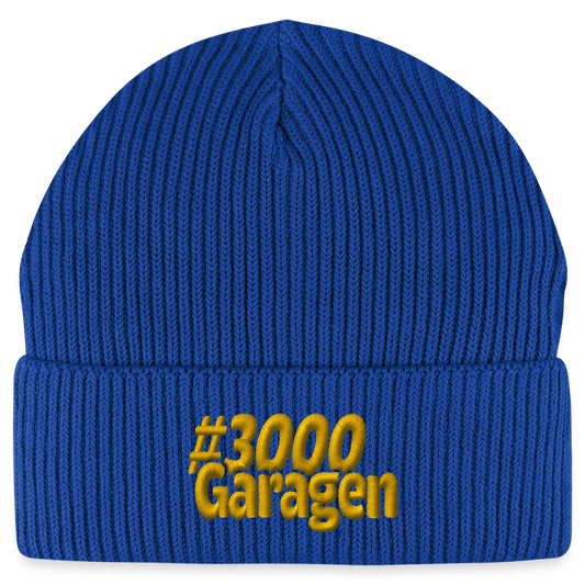 #3000 Garagen - Organic Wintermütze - Dunkelblau
