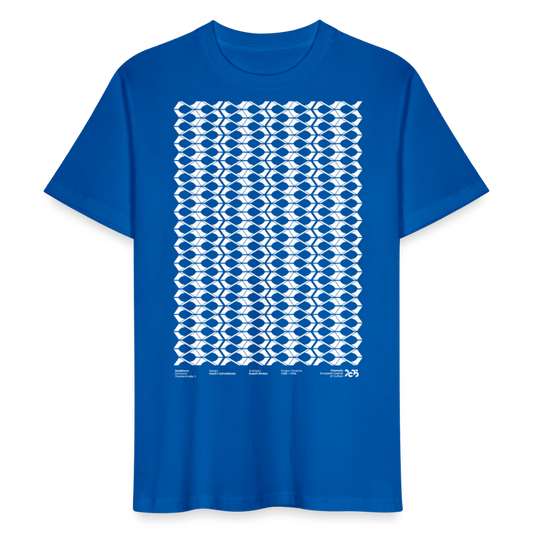 Stadthalle Vorderseite - T-Shirt weißer Druck - Pfauenblau