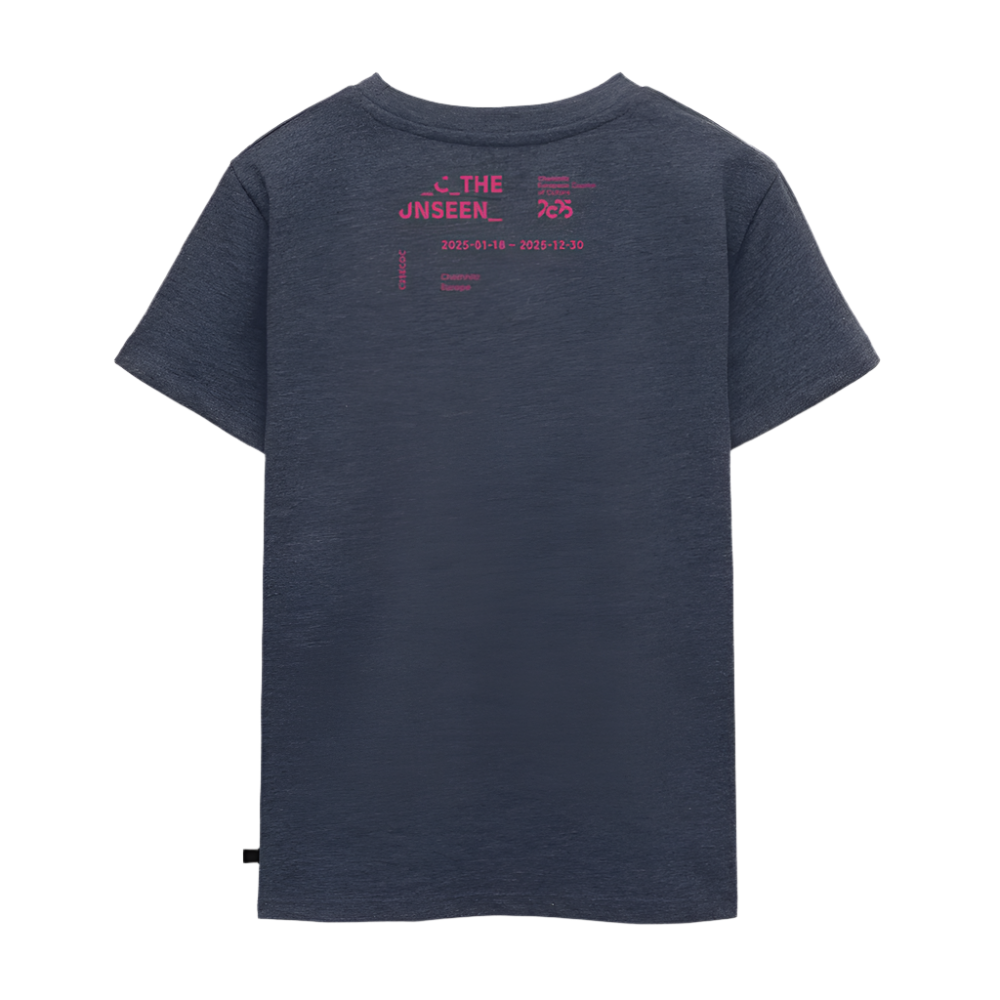 C the Unseen - Kinder T-Shirt rosa Druck - Jeansblau