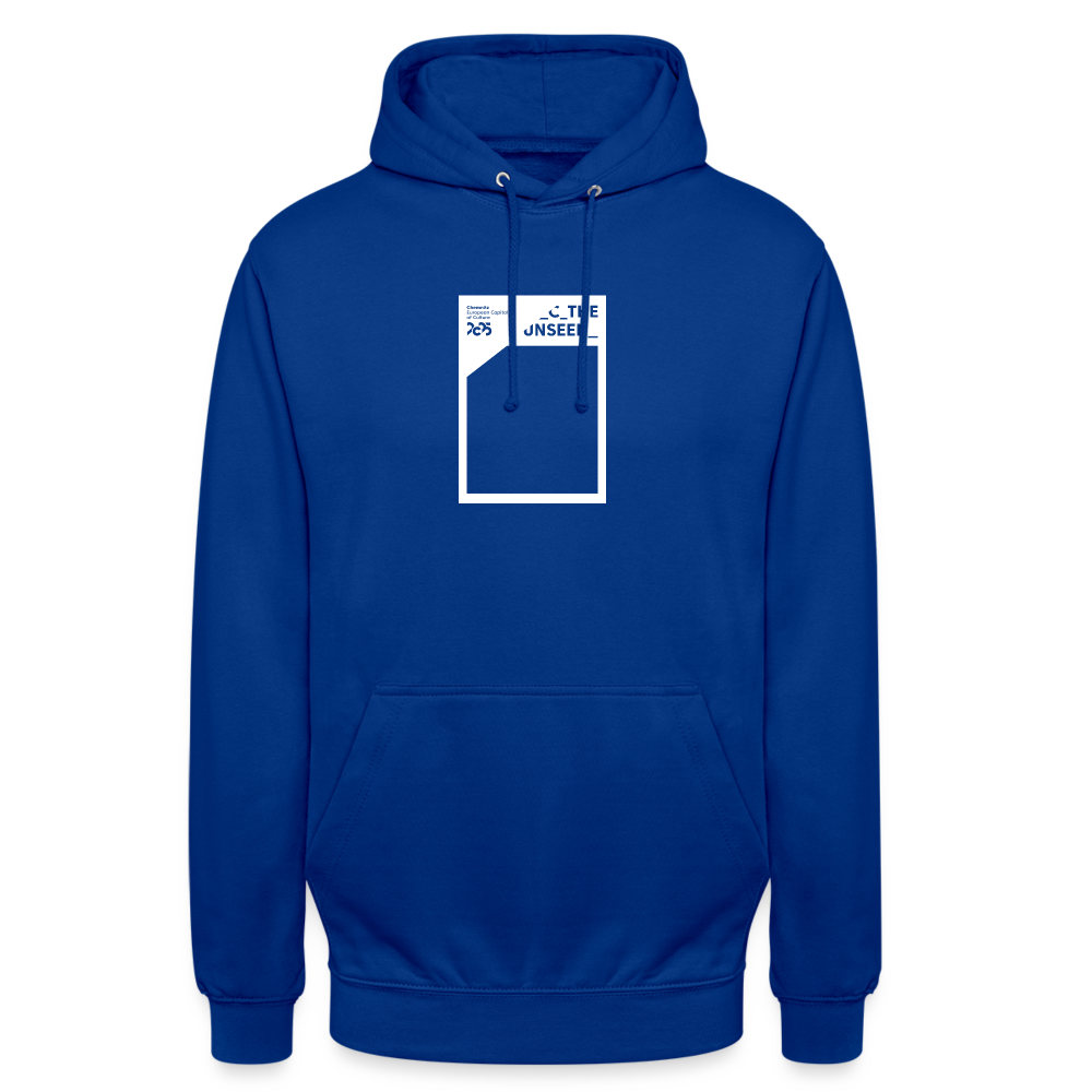 CTU Frame - Hoodie weißer Druck - Royalblau