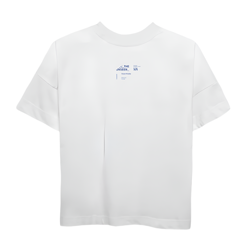 Silent Middle - Organic Oversized T-Shirt - Weiß