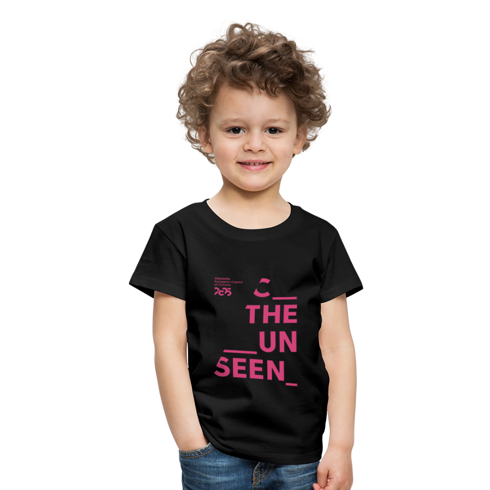 C the Unseen - Kinder T-Shirt rosa Druck - Schwarz