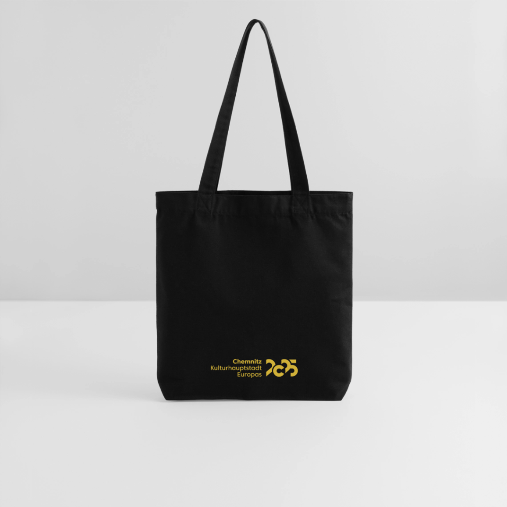 C the Unseen - Tote Bag gelber Druck - Schwarz