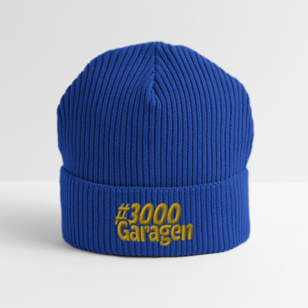 #3000 Garagen - Organic Wintermütze - Dunkelblau