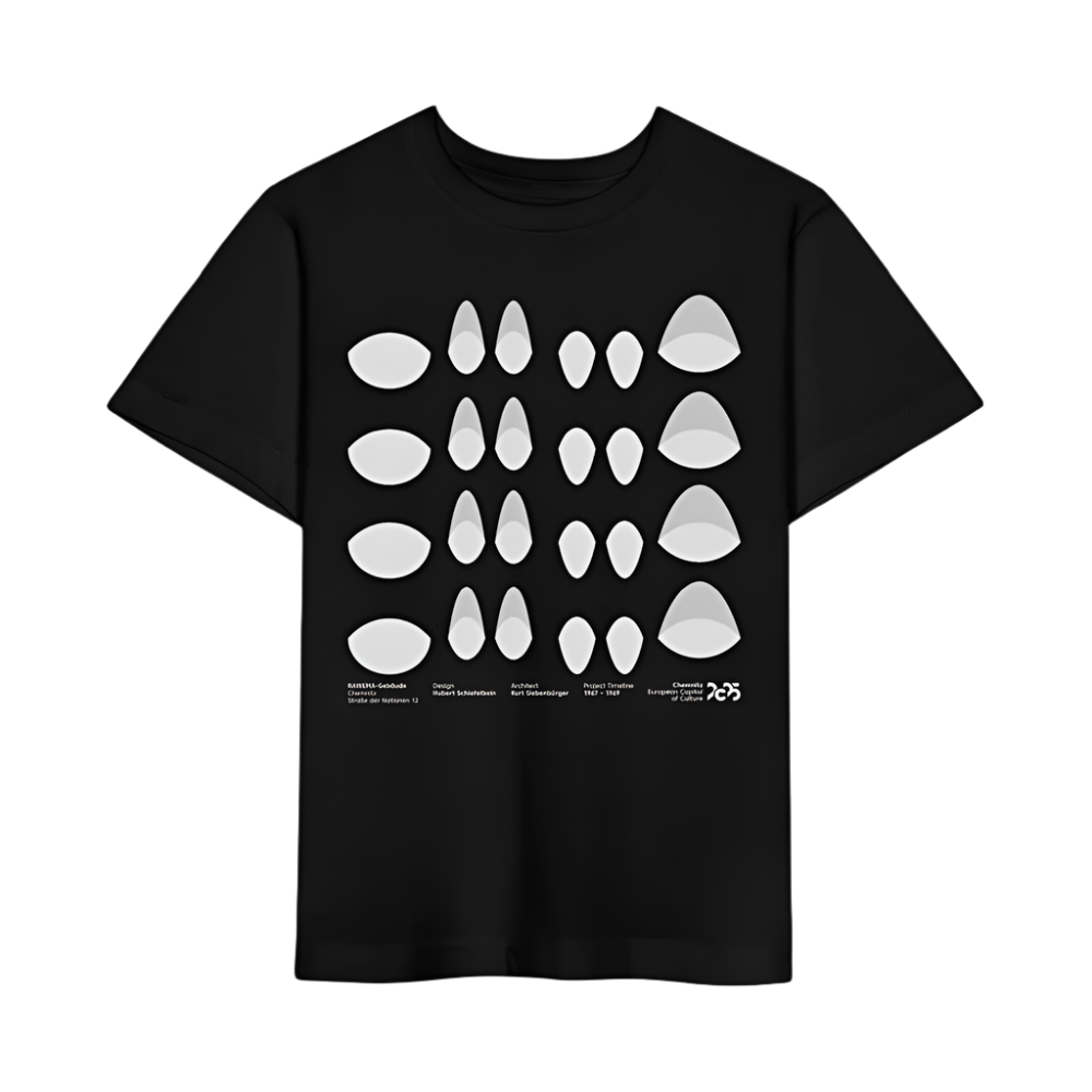 RAWEMA Gebäude - Kinder T-Shirt - Schwarz