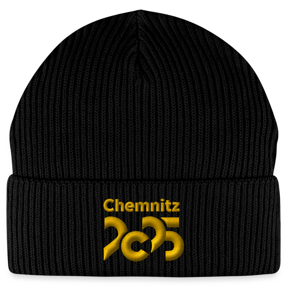 Chemnitz 2025 - Organic Wintermütze - Schwarz