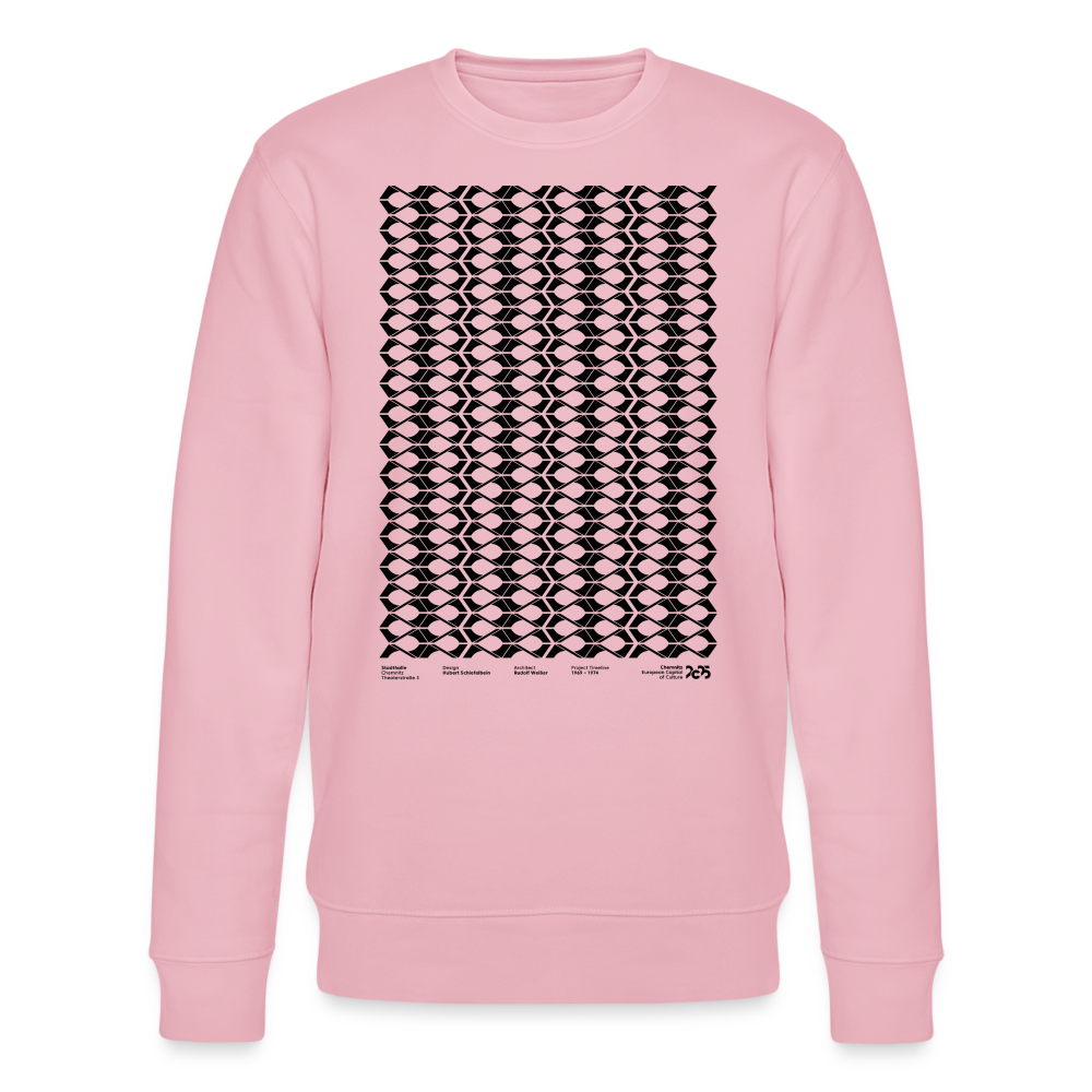 Stadthalle Vorderseite - Sweatshirt schwarzer Druck - Hellrosa