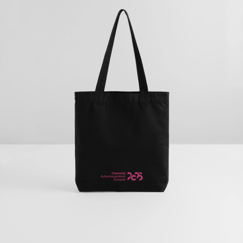 C the Unseen - Tote Bag pinker Druck - Schwarz