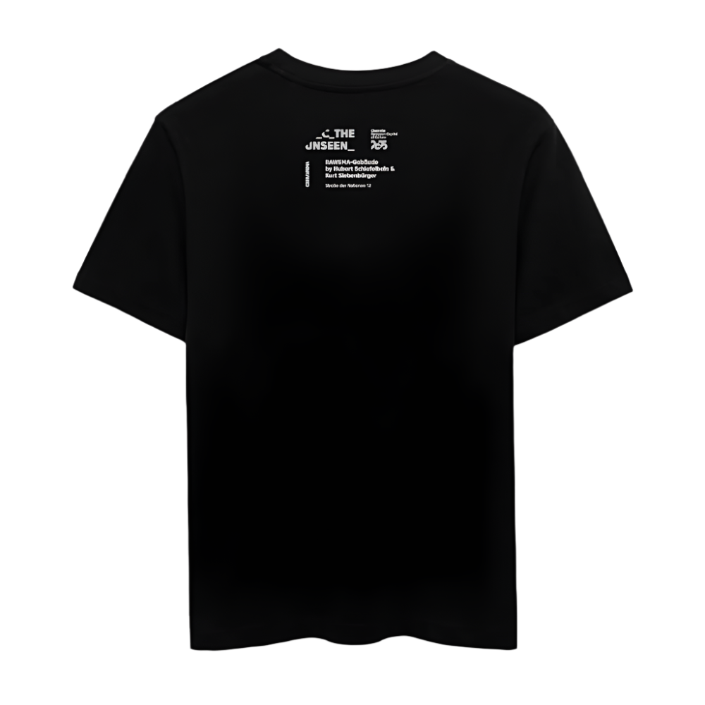 RAWEMA Gebäude - Relaxed Fit Unisex Bio-T-Shirt - Schwarz