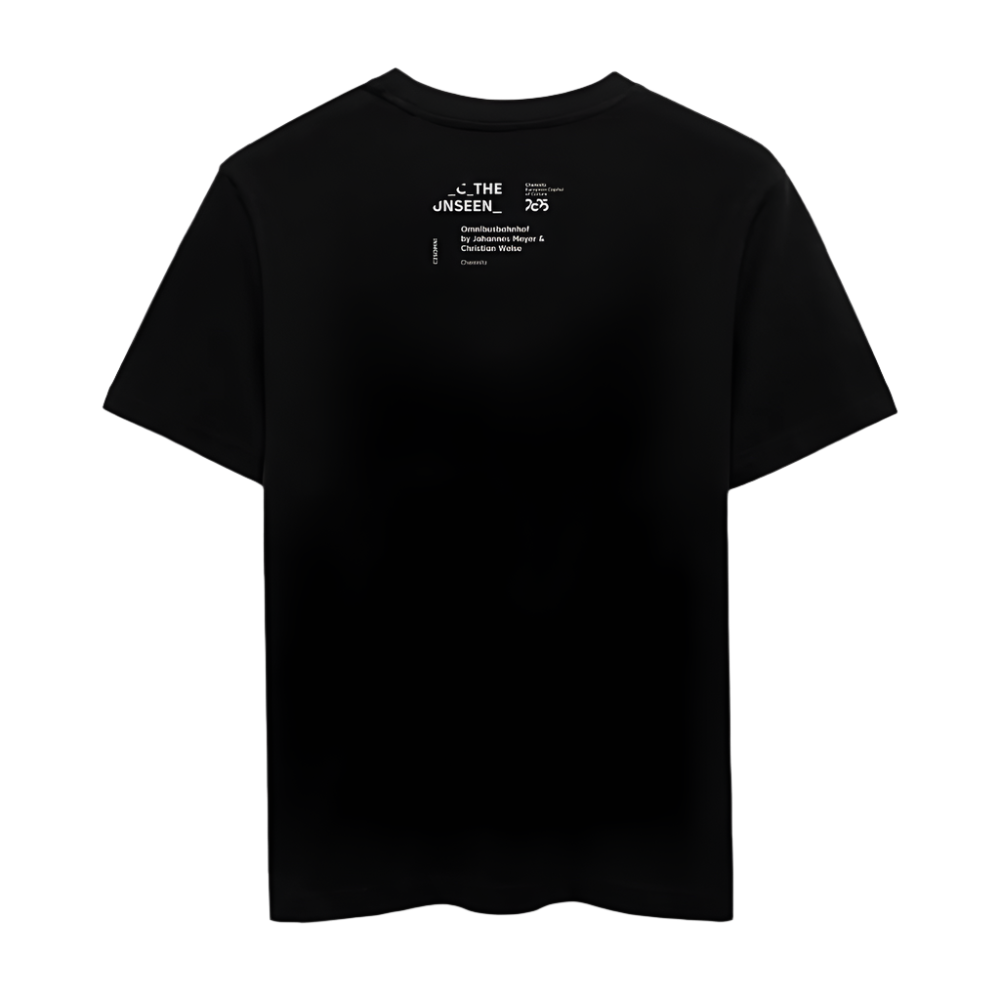 Omnibusbahnhof -  Organic Unisex T-Shirt - Schwarz