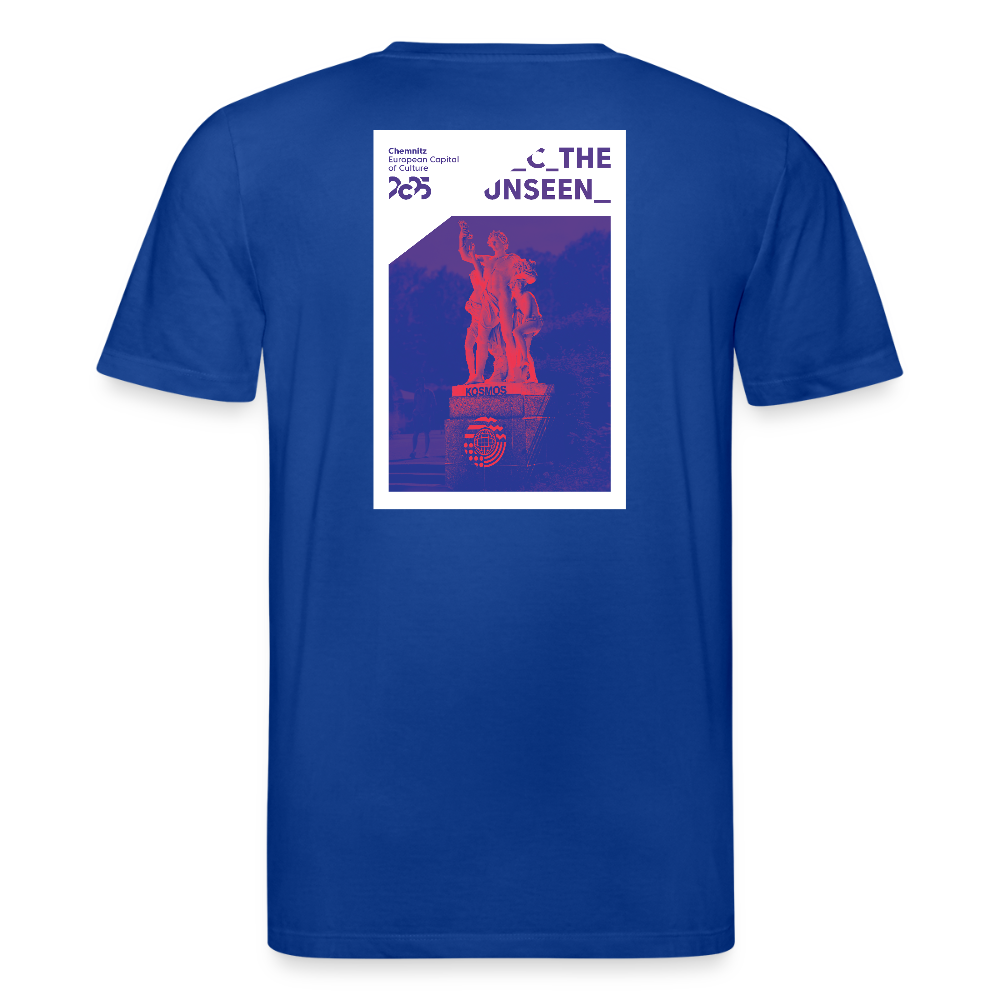 KOSMOS Frame - Organic Unisex T-Shirt - Dunkelblau