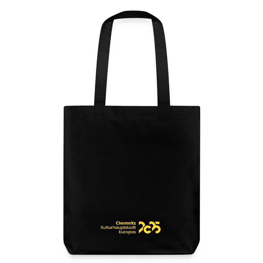 C the Unseen - Tote Bag gelber Druck - Schwarz