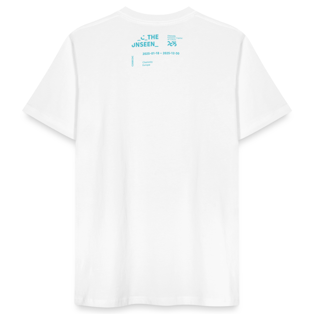 C the Unseen Verlauf - Organic Unisex T-Shirt - Weiß