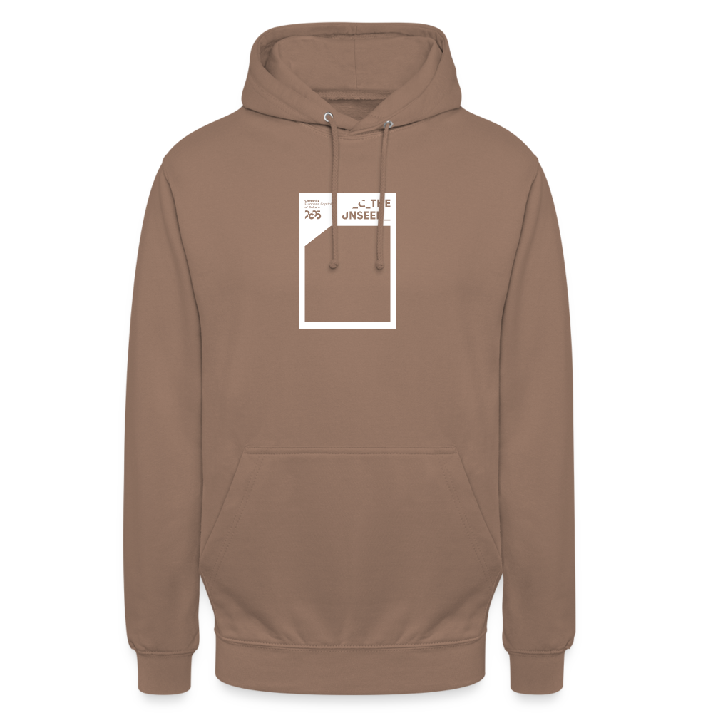 CTU Frame - Hoodie weißer Druck - Mokka