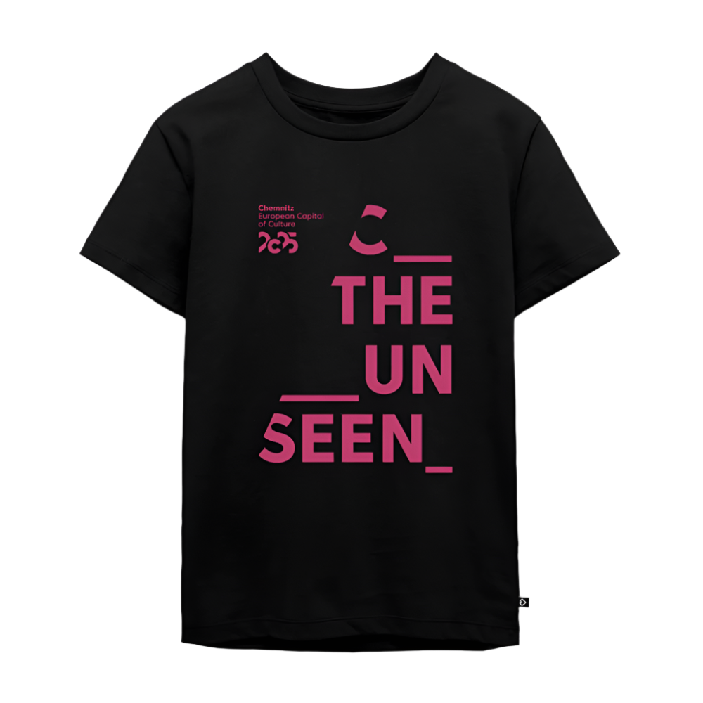 C the Unseen - Kinder T-Shirt rosa Druck - Schwarz