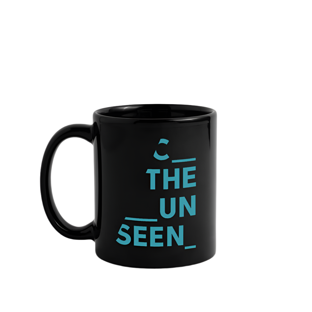 C the Unseen - Tasse blauer Druck - Schwarz