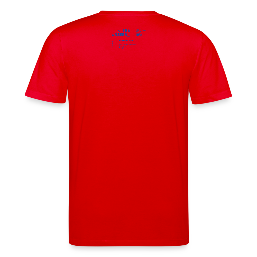 KOSMOS Original blue - Organic Unisex T-Shirt - Rot