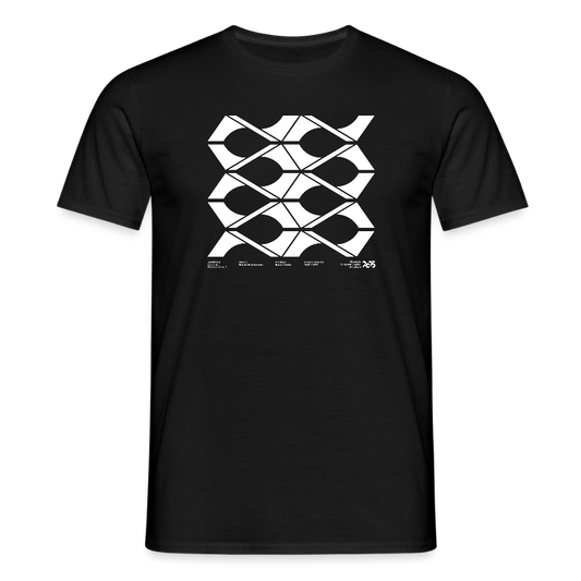 Stadthalle weiß - Close Up Unisex T-Shirt - Schwarz