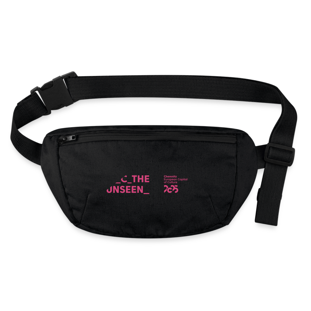 C the unseen - recycelte Gürteltasche - Schwarz