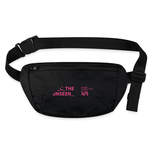 C the unseen - recycelte Gürteltasche - Schwarz