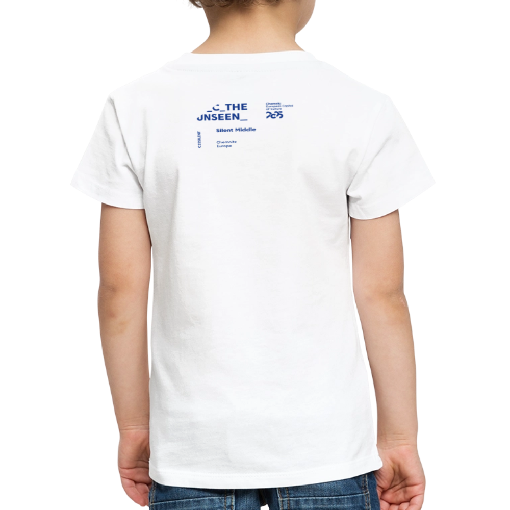 Silent Middle - Kinder T-Shirt - Weiß