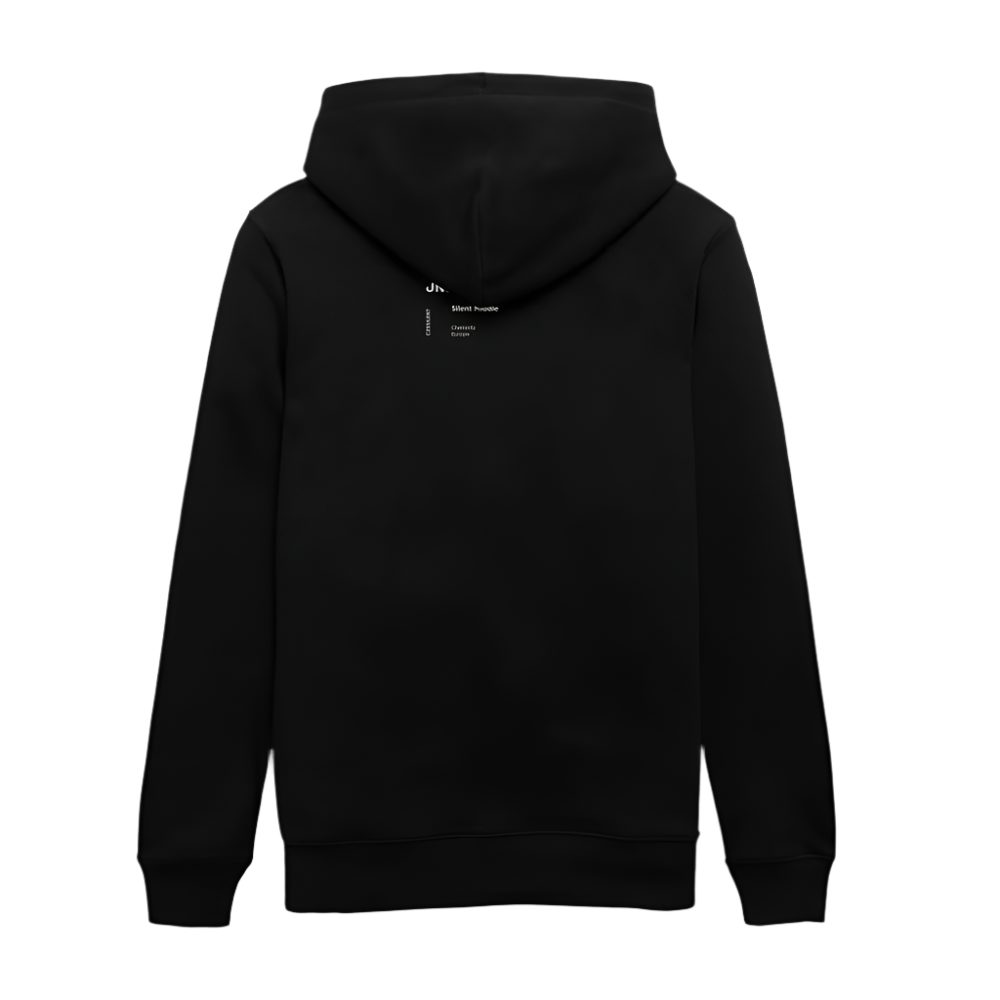 Silent Middle - Unisex Bio-Hoodie - Schwarz
