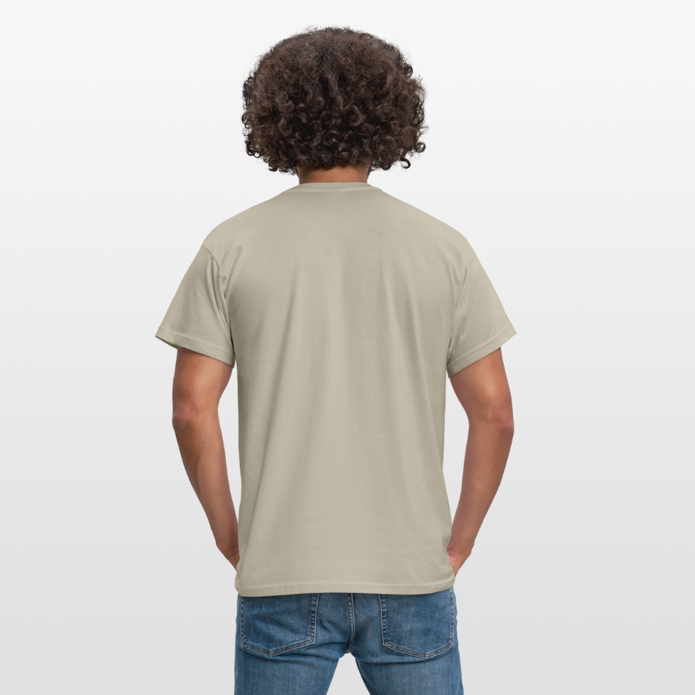 C the Unseen - T-Shirt blauer Druck - Sandbeige