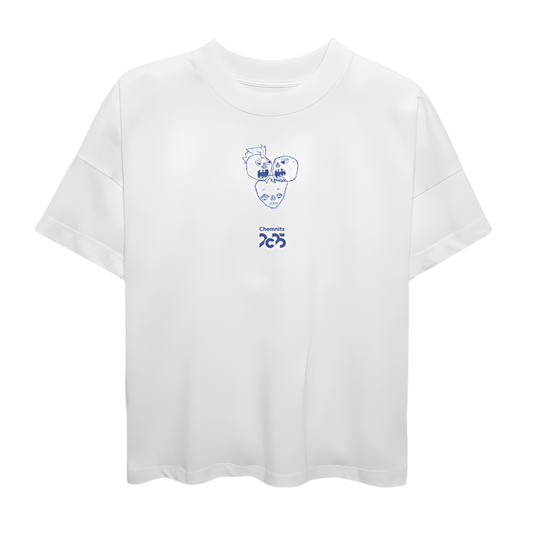 Silent Middle - Organic Oversized T-Shirt - Weiß