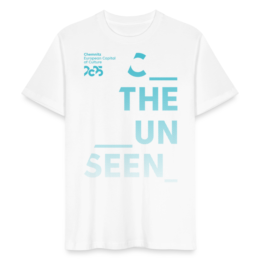 C the Unseen Verlauf - Organic Unisex T-Shirt - Weiß