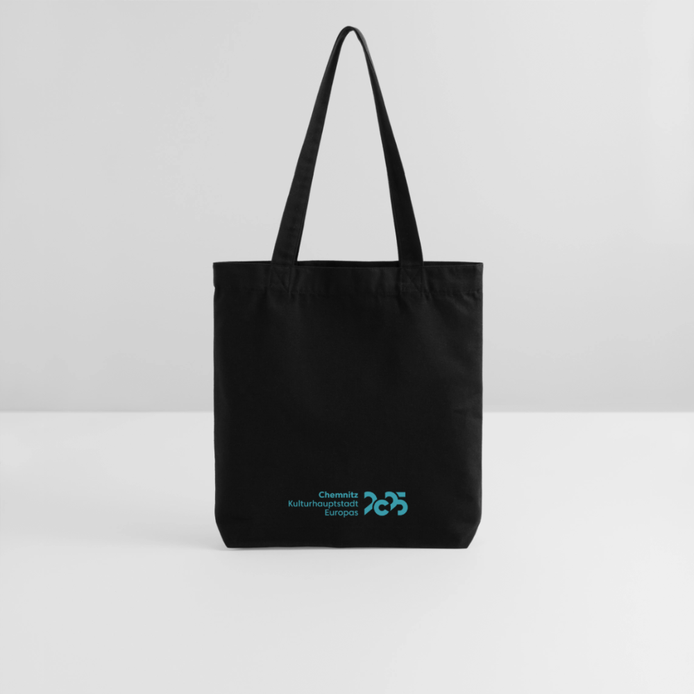 C the Unseen - Tote Bag blauer Druck - Schwarz