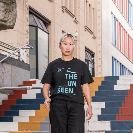C the Unseen - T-Shirt türkiser Druck