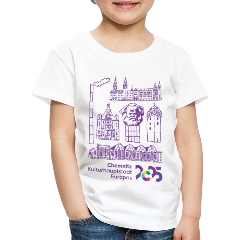 C the History - Kinder T-Shirt - Weiß