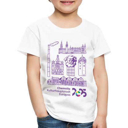 C the History - Kinder T-Shirt - Weiß