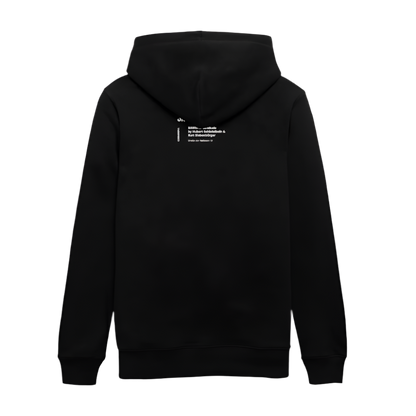 RAWEMA Gebäude - Unisex Organic-Hoodie - Schwarz