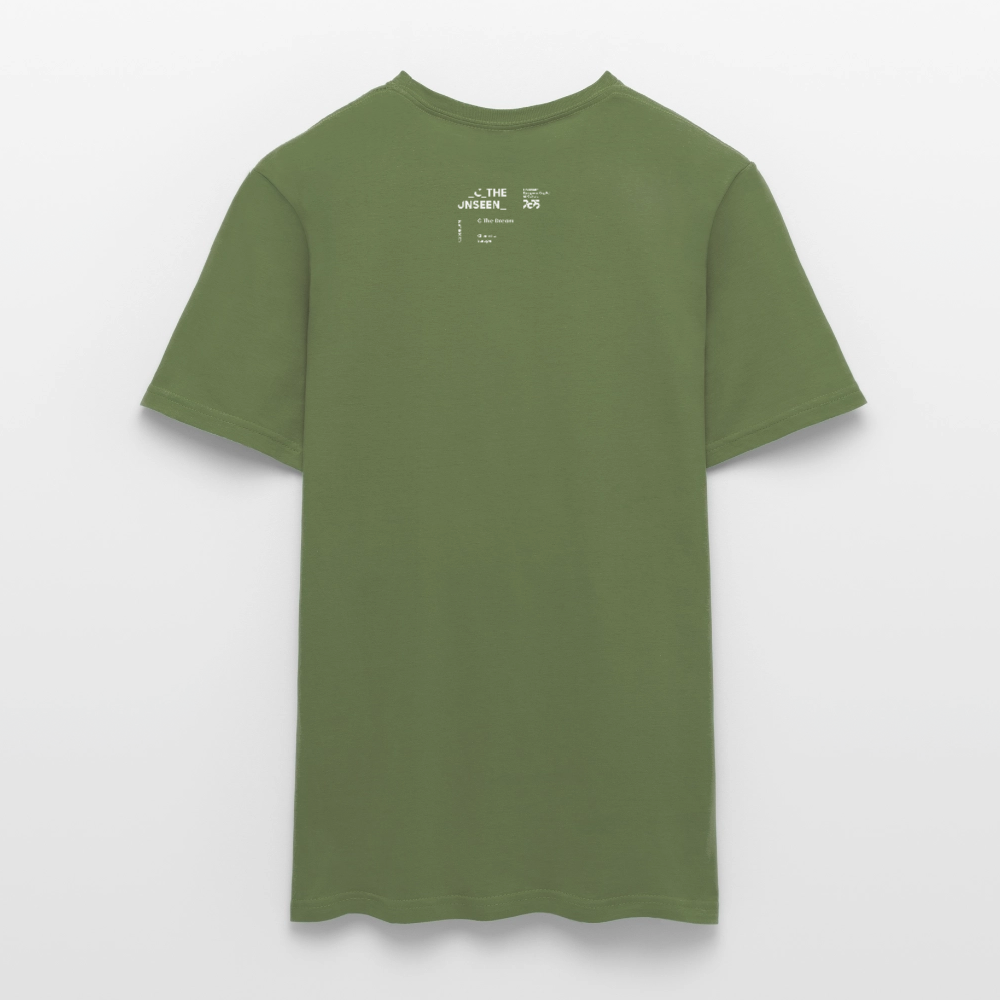 C The Dream - Unisex T-Shirt weißer Druck - Militärgrün