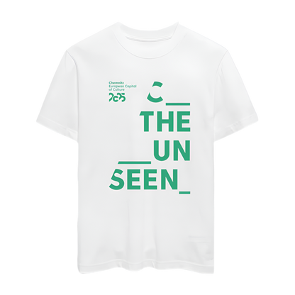 C the unseen grün - Organic Unisex T-Shirt - Weiß