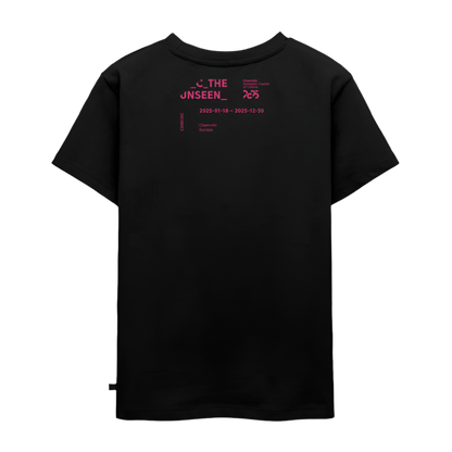 C the Unseen - Kinder T-Shirt rosa Druck - Schwarz