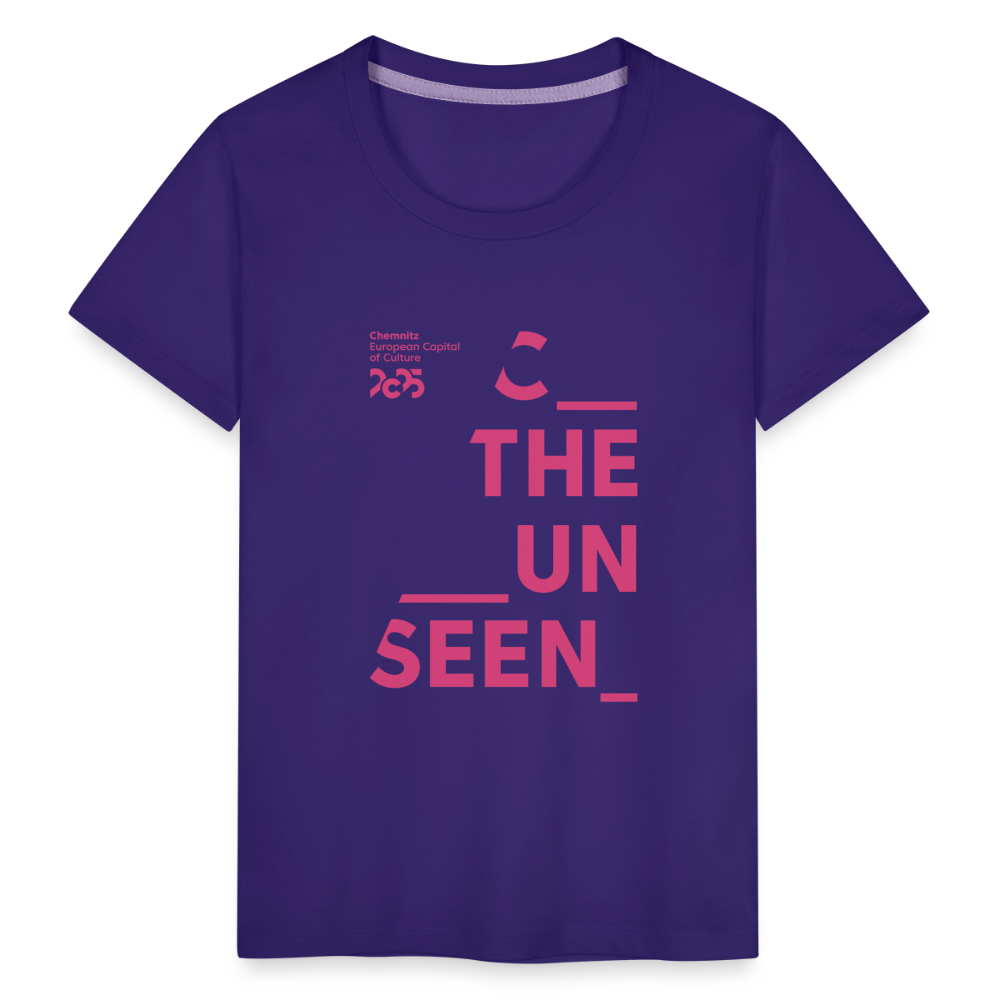 C the unseen - Kinder Premium T-Shirt - Lila