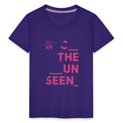 C the unseen - Kinder Premium T-Shirt - Lila