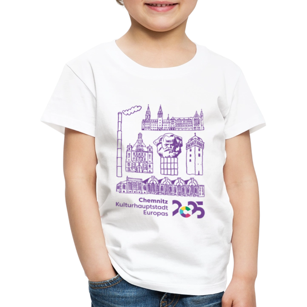 C the History - Kinder T-Shirt - Weiß
