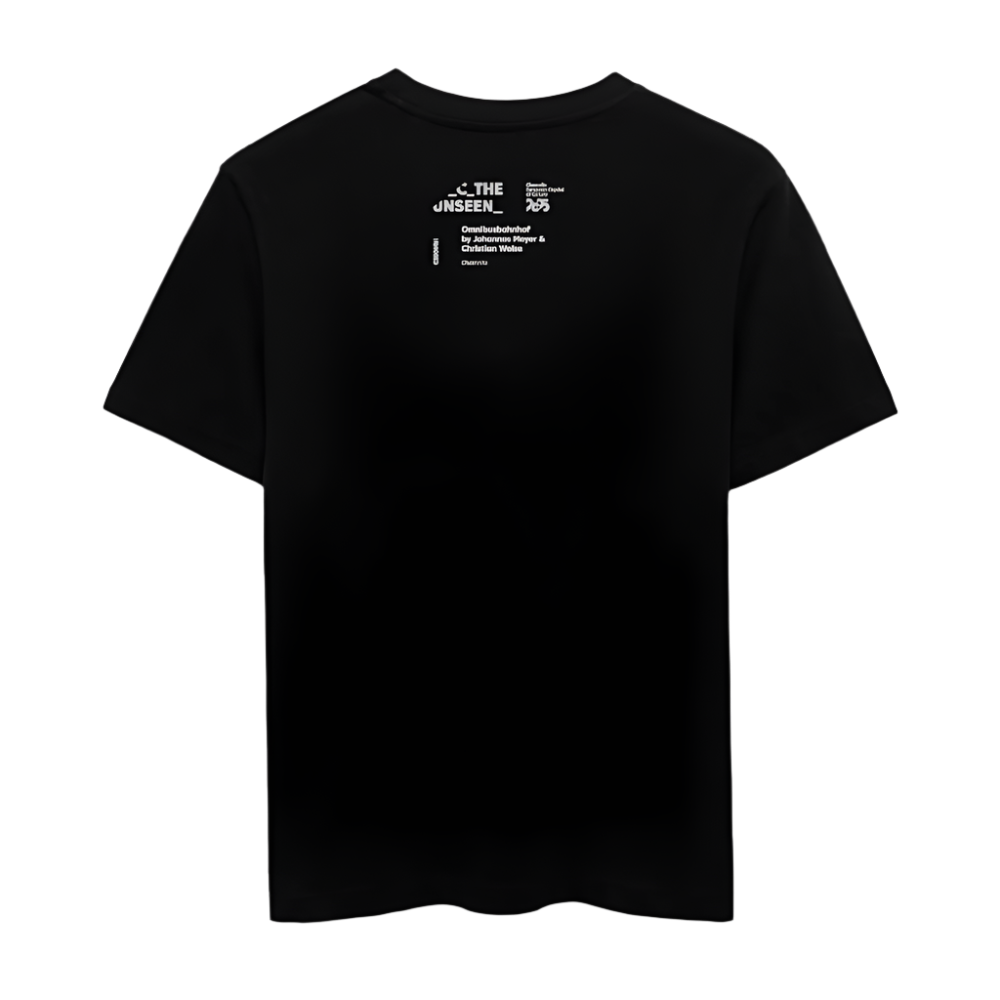 Omnibusbahnhof - Relaxed Fit Unisex Bio-T-Shirt - Schwarz