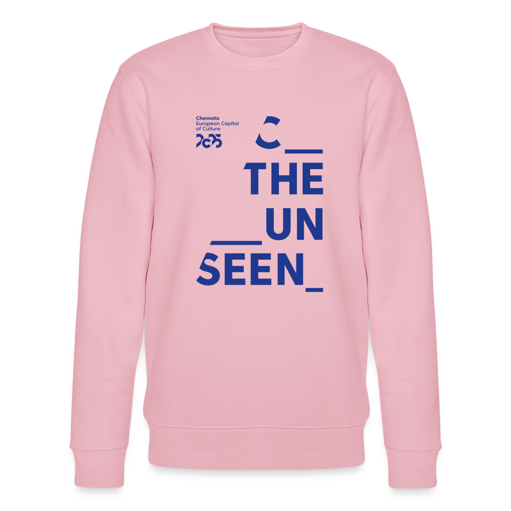 C the Unseen - Sweatshirt blauer Druck - Hellrosa