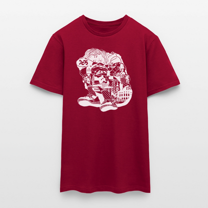 C The Dream - Unisex T-Shirt weißer Druck - Ziegelrot